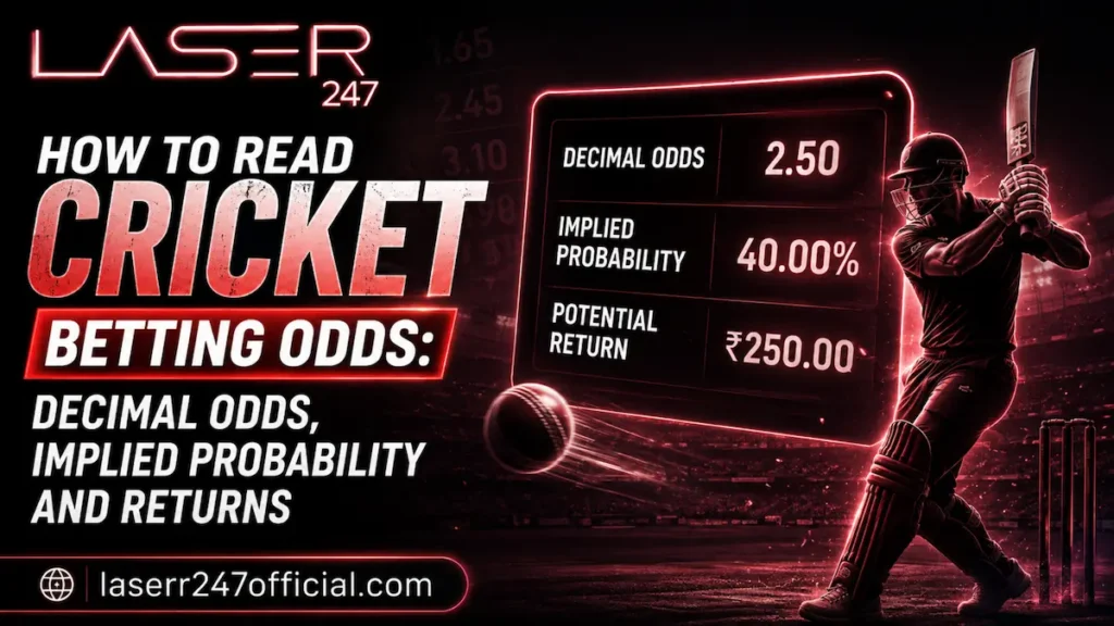 How to read cricket betting odds